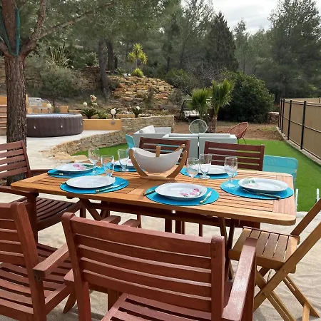 Avec Jacuzzi Sur Les Hauteurs De La Ciotat וילה