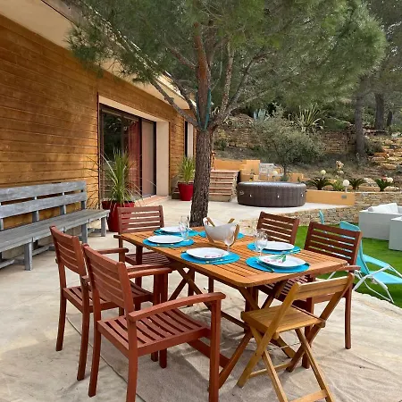 Avec Jacuzzi Sur Les Hauteurs De La Ciotat Villa